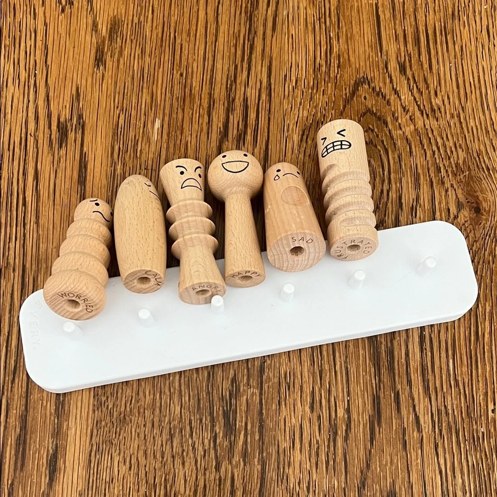 Lovevery Wooden Emotions Stacking Toy